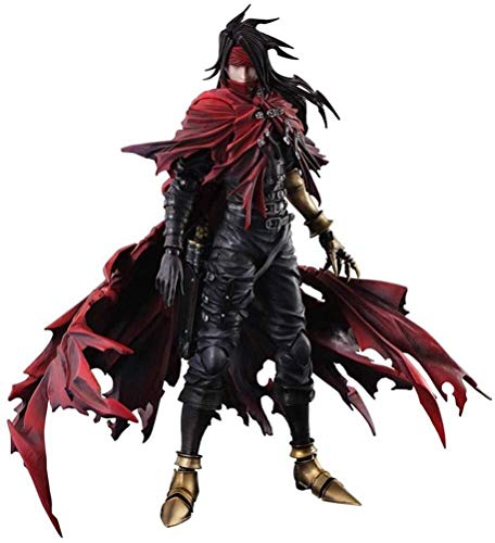 YUEDAI Dirge of Cerberus: Final Fantasy VII - Vincent Valentine Atcion Figura Figura Colección de PA Kai - equipados con Armas y reemplazables Manos 10.6"