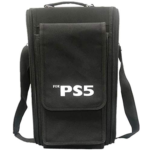 YWZQ Bolso Protector para el Hombro para Playstation 5 Bolsa de Almacenamiento de la Consola de Juegos Caja de Transporte de Viaje para PS5 Bolsa de Hombro de Bolsa de Cremallera portátil PS5