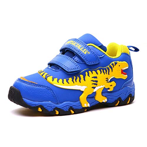 Zapatillas de Deporte para niños Calzado Deportivo Niñas Niños Impresión de Dinosaurios Calzado Casual Resistente a los niños Zapatillas de Tenis para Correr