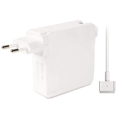 Zasun Compatible con cargador MacBook Pro, AC 85 W, adaptador Magsafe 2 T Tip, puerto de carga, regulación de calor superior, Mac Book Pro 17/15/13 pulgadas (After Mid 2012).