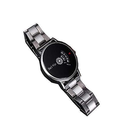 ZGZXD Acero Inoxidable para Hombres con Reloj De Vestir con Calendario Impermeable, Niños Universitarios Concepto De Moda Cinturón De Tela Cinturón Segundos Disco De Cuarzo,Blacksteelbelt ZGZXD Acero Inoxidable para Hombres con Reloj De Vestir con Calendario Impermeable, Niños Universitarios Concepto De Moda Cinturón De Tela Cinturón Segundos Disco De Cuarzo,Blacksteelbelt