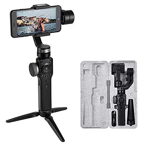 Zhiyun Smooth 4 3-Axis Handheld Gimbal Stabilizer Steady Shooting Video Youtube Vlog con Modo Deportivo Control de Aplicación para Teléfono 11 Pro/XR/XS/XS MAX Galaxy S9 Plus /S9 /S8 Huawei Gopro