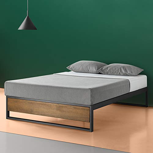 Zinus Cama de plataforma sin cabecero Suzanne de 35,6 cm, Base para colchón, Sin necesidad de usar un somier, Cama en caja, Fácil montaje, 150 x 200 cm