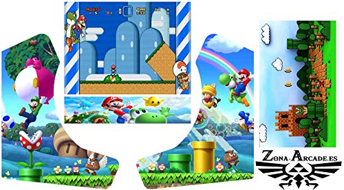 Zona Arcade Vinilo para recreativa bartop (Super Mario) Zona Arcade Vinilo para recreativa bartop (Super Mario)