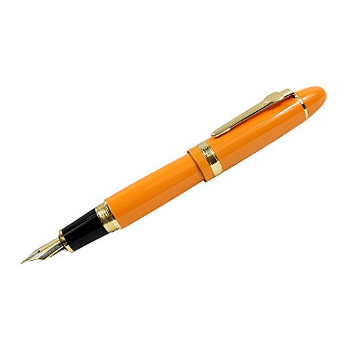 Zoohot Jinhao 159 Pluma fuente adorno de oro punta mediana pluma pesada - naranja Zoohot Jinhao 159 Pluma fuente adorno de oro punta mediana pluma pesada - naranja