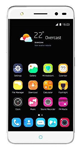 ZTE Blade V7 Lite - Smartphone Libre de 5" (4G, MediaTek MTK6735, 2 GB de RAM, Almacenamiento Interno de 16 GB, Bluetooth, WiFi, Android), Color Plata