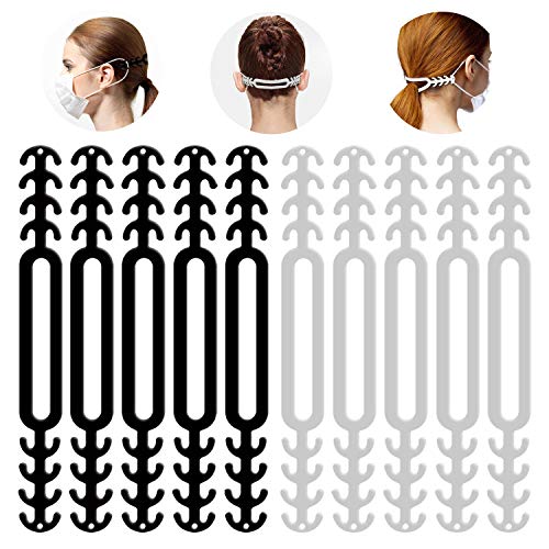 10 PCS Salvaorejas Mascarillas Extensor, Protectores de Orejas, Sujeta Mascarillas ó Enganche para Mascarillas, Extender Ganchos para Máscara, Despídete del Dolor en las Orejas (10PCS-) 10 PCS Salvaorejas Mascarillas Extensor, Protectores de Orejas, Sujeta Mascarillas ó Enganche para Mascarillas, Extender Ganchos para Máscara, Despídete del Dolor en las Orejas (10PCS-)