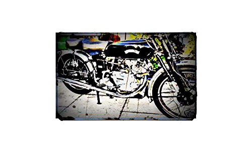 1950 vincent comet bicicleta motocicleta impresión de fotos A4 retro vintage años