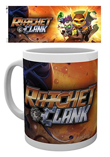 1art1 Ratchet and Clank, All For One Taza Foto (9x8 cm) Y 1x Taza Sorpresa 1art1 Ratchet and Clank, All For One Taza Foto (9x8 cm) Y 1x Taza Sorpresa