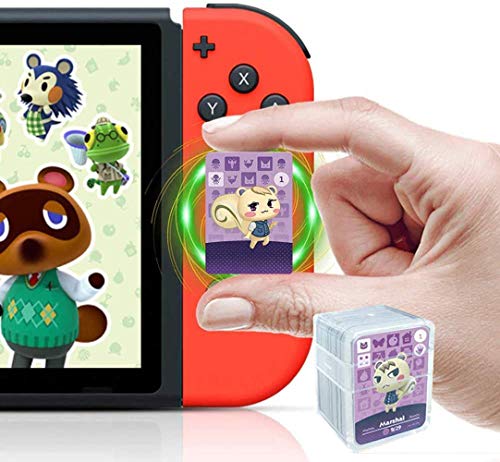 24 Tarjetas NFC Serie ACNH 1-4, Tarjetas Animal Crossing New Horizons para Switch/Switch Lite/Wii U/New 3DS con Estuche de Cristal