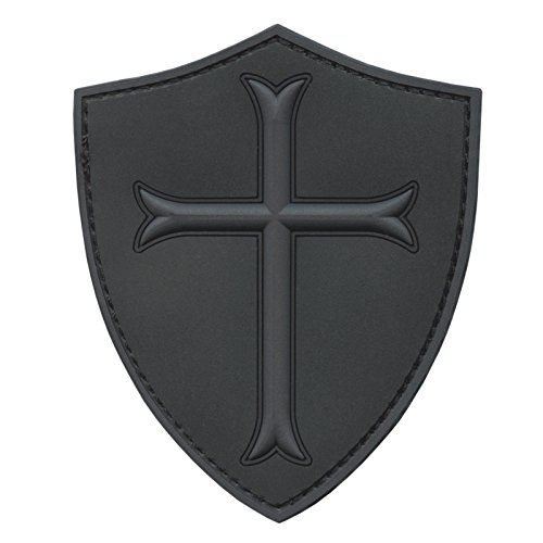 2AFTER1 Subdued ACU US Navy Seals DEVGRU Crusaders Templar Knight Cross Morale PVC 3D Touch Fastener Patch