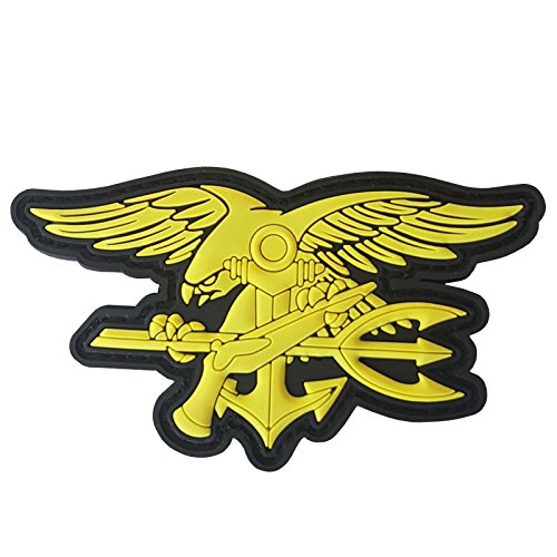 2AFTER1 US Navy Seals Insignia DEVGRU SOCOM Morale Tactical Army PVC 3D Hook-and-Loop Patch