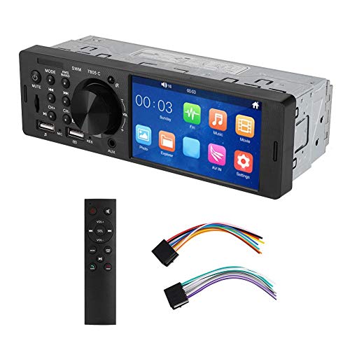 4 pulgadas de estéreo de coche Bluetooth MP5 HD Pantalla táctil Radio FM estéreo Reproductor de música 12V - Control remoto inalámbrico Cámara de visión trasera Control del volante