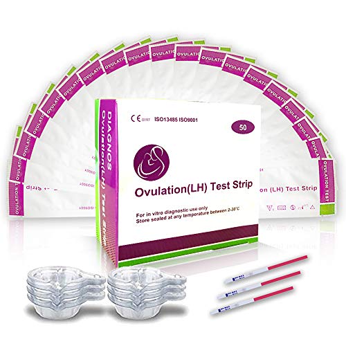50 Pruebas De Ovulación 20 Miu/Ml, Tiras De Prueba De Ovulación, Tests de Ovulación 50 (Lh) Sensible y Preciso Resultados 50 Pruebas De Ovulación 20 Miu/Ml, Tiras De Prueba De Ovulación, Tests de Ovulación 50 (Lh) Sensible y Preciso Resultados