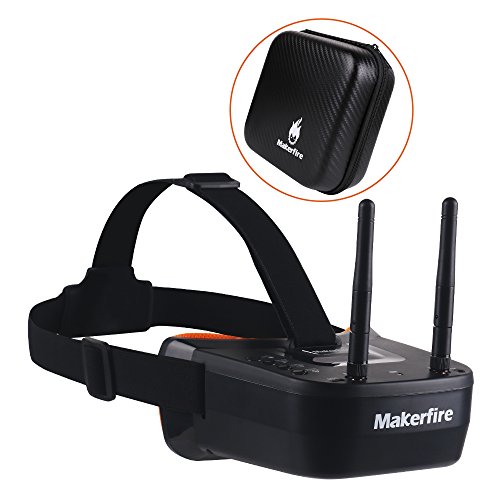 5.8Ghz Mini FPV Goggles 3 Pulgadas 40CH FPV Video Headset Gafas con Doble RP-SMA Antena y Bolso Incorporado 1200mAh Battery para FPV Racing Drone Quadcopters 5.8Ghz Mini FPV Goggles 3 Pulgadas 40CH FPV Video Headset Gafas con Doble RP-SMA Antena y Bolso Incorporado 1200mAh Battery para FPV Racing Drone Quadcopters