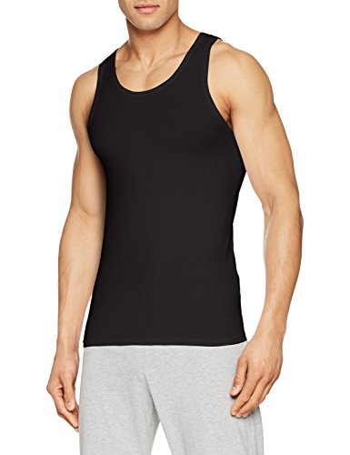 Abanderado ASA040Z, Camiseta X-Temp de tirantes para Hombre, Negro, Medium (Tamaño del fabricante:M/48)