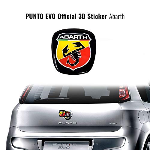 Abarth 32029 - Adhesivo 3D de Repuesto para Fiat Punto EVO Abarth 32029 - Adhesivo 3D de Repuesto para Fiat Punto EVO