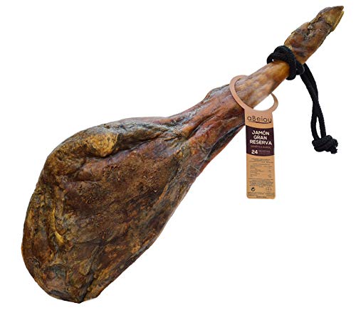 aBeiou. JAMON GRAN RESERVA DUROC PREMIUM. curación superior a 24–25 meses (jamón al vacío) fabricado en Guijuelo (SALAMANCA). Producto de la península Ibérica.