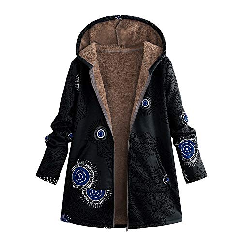 Abrigo De Invierno Mujer Libre Abrigos para Mujer Rebajas Talla Grande Abrigo con Capucha De Manga Larga Vintage Cremallera Señoras Abrigos con Bolsillos Gruesos De Lana riou Abrigo De Invierno Mujer Libre Abrigos para Mujer Rebajas Talla Grande Abrigo con Capucha De Manga Larga Vintage Cremallera Señoras Abrigos con Bolsillos Gruesos De Lana riou