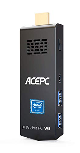 ACEPC Mini PC Stick Intel Atom Z8350 Windows 10 Pro 64bit 8GB DDR3 / 128GB eMMC,Soporte 4K HD, 2.4G / 5G WiFi de Doble Banda AC, BT 4.2