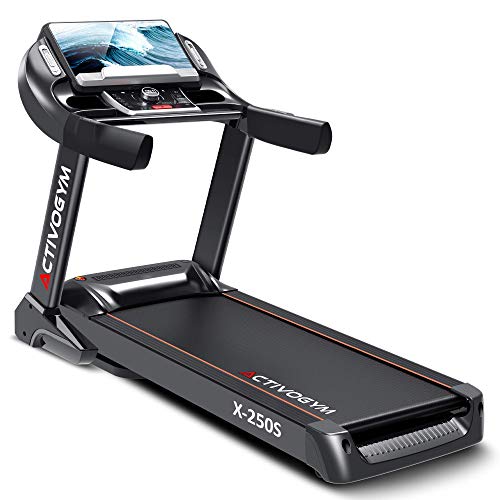 ACTIVOGYM X250 Cinta de Correr Profesional. Pantalla Táctil 15,6",con WiFi, USB, Inclinación 18%; Sistema de Amortiguación; Sistema Autolobricación.