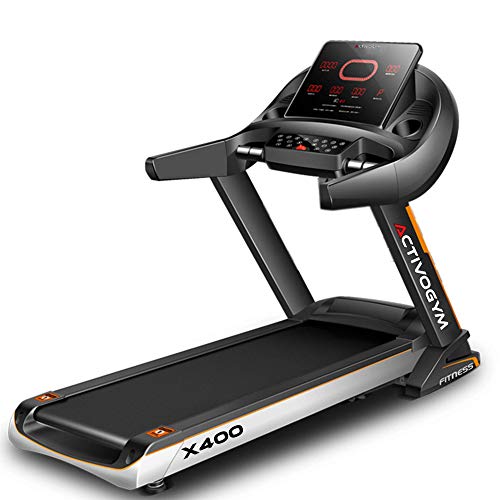 Activogym X400 Cinta de Correr Profesional. 5CV Potencia Máxima. Pantalla Led Táctil de 15,6". 15 Niveles de inclinación automática. Lubricación Automática.