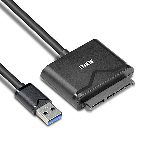 Adaptador SATA a USB, BENFEI Cable de USB 3.0 a SATA III, Compatible con UASP de 2,5 pulgadas HDD y SSD