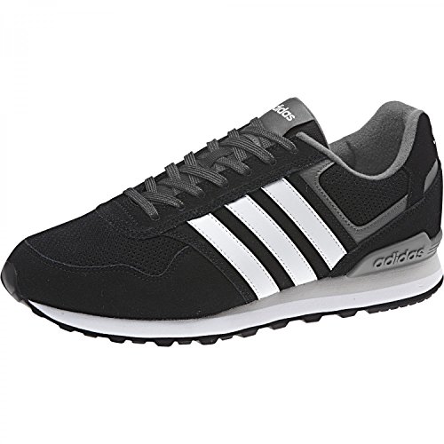 Adidas 10K, Zapatillas de Gimnasia Hombre, Negro (Core Black/FTWR White/Grey Five F17), 45 1/3 EU