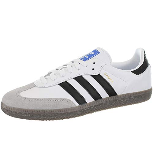 Adidas Samba OG, Zapatillas de Gimnasia para Hombre, Blanco (Footwear White/Core Black/Clear Granite 0), 44 2/3 EU Adidas Samba OG, Zapatillas de Gimnasia para Hombre, Blanco (Footwear White/Core Black/Clear Granite 0), 44 2/3 EU