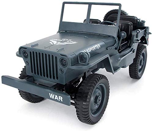 ADLIN Juguetes al aire libre for la Educación, Rc Camión Militar Escala 1:10 control remoto Ejército Off-Road 4Wd coche 2.4Ghz vehículo sobre orugas RTR adultos de juguete de regalo de Kidschildren ap ADLIN Juguetes al aire libre for la Educación, Rc Camión Militar Escala 1:10 control remoto Ejército Off-Road 4Wd coche 2.4Ghz vehículo sobre orugas RTR adultos de juguete de regalo de Kidschildren ap