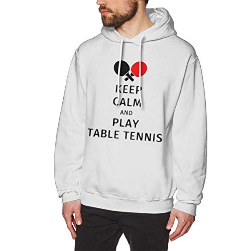 Ahdyr Hombres 's Play Table Tennis Graphic Fashion Sport Hip Hop Sudadera con Capucha Pullover Tops