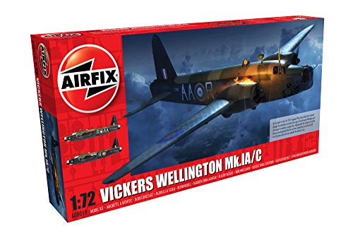 Airfix-1/72 Vickers Wellington MK.IA/C Model, Color Gris, 1: 72 Scale (Hornby Hobbies LTD A08019)
