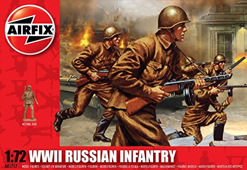 Airfix - WWII Russian Infantry, Set de Figuras (Hornby A01717)