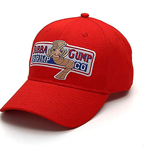 Ajustable unisex gorra de béisbol Bubba Gump Shrimp Co. bordado curva Brimmed Snapback del sombrero de las mujeres de los hombres