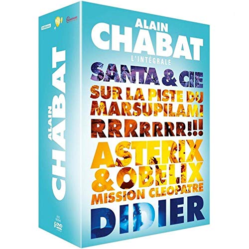Alain Chabat - L'intégrale 5 films : Santa & Cie + Sur la piste du Marsupilami + RRRrrrr !!! + Astérix & Obélix : Mission Cléopâtre + Didier [Francia] [DVD]