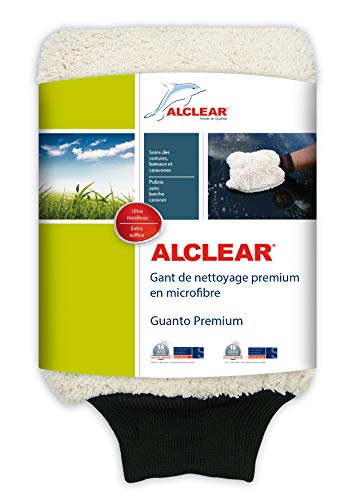 ALCLEAR 950013 WH Guante de Limpieza Premium para carrocería Blanco Dimensiones: Aproximadamente 27 x 17 cm ALCLEAR 950013 WH Guante de Limpieza Premium para carrocería Blanco Dimensiones: Aproximadamente 27 x 17 cm