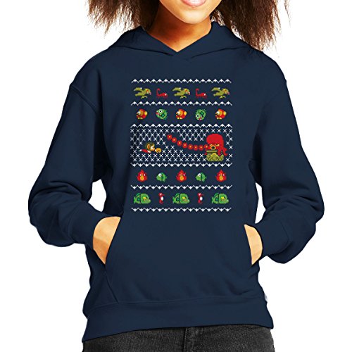 Alex Kidd In Christmas World Kid's Hooded Sweatshirt