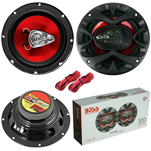 Altavoces DIFUSORES BOSS CH6530 CH 6530 DE DIAMETRO 16,50 CM 165 MM 6.5" DE 300 VATIOS RMS Y 600 VATIOS MAX A Pareja DE PREDISPOSICIÓN Sistema A 3 Calles COAXIALES por ALOJAMIENTOS ESTÁNDARES Coches