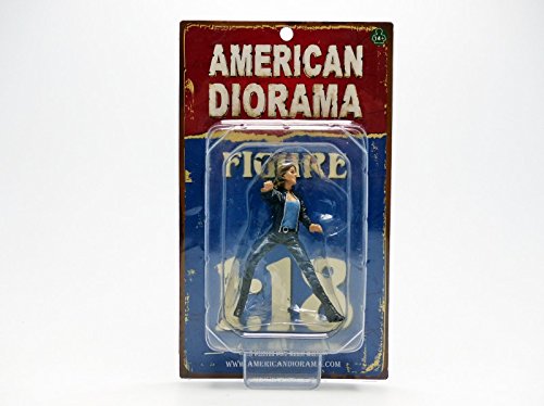 American Diorama 23868 - Coche de colección, Color Negro y Azul