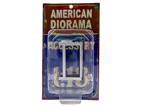 American Diorama – Maqueta Figuras Mesa de Trabajo – (Escala 1/18, 77519, Negro