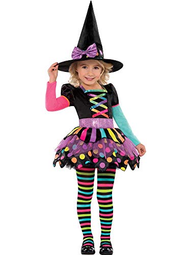 amscan - Disfraz de bruja para niñas amscan - Disfraz de bruja para niñas