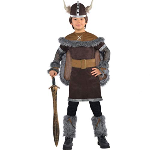 Amscan International Disfraz de guerrero vikingo para niños y adolescentes en varias tallas