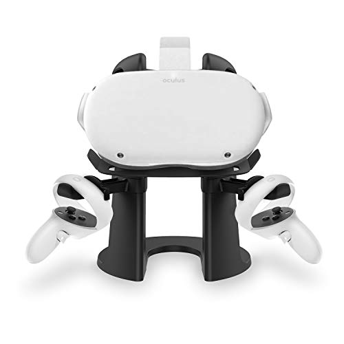 AMVR VR Stand,Headset Display Holder and Controller Mount Station for Oculus Quest , Rift or Rift S Headset and Touch Controllers