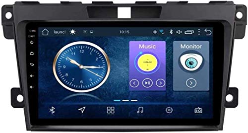 Android 8.1 GPS Navigation Radio TV, Radio 9 Pulgadas Pantalla táctil Completa, para Mazda CX-7 2008-2015, con Soportes Dab CD DVD Soportes Control Volantes BT USB FM Am