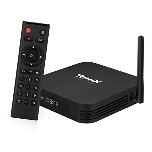 Android TV Box【4GB RAM 64GB ROM】 TaNix TX5 Plus TV Box 1000Mbps LAN Android 9.0 Amlogic S905X3 Quad-Core 64bit Cortex-A55 MIMO WiFi 2.4GHz / 5GHz, 3D Ultra HD 4K 8K H.265 USB 3.0 BT 5.0 Smart TV Box