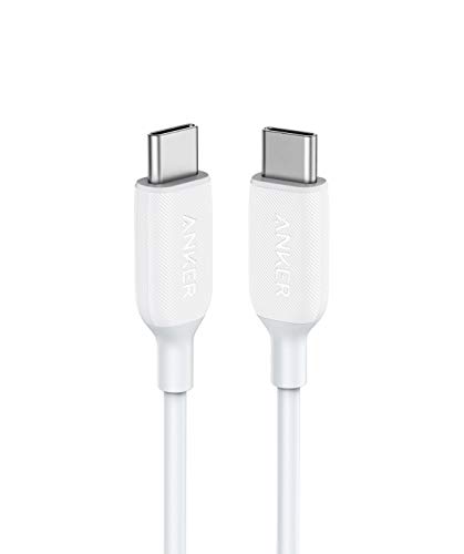 Anker USB C to USB C Cable, Powerline III USB-C to USB-C Fast Charging Cord (3 ft), 60W Power Delivery PD Charging for Apple MacBook, iPad Pro, Samsung Galaxy S10 Plus S9 S8 Plus, Pixel, and More