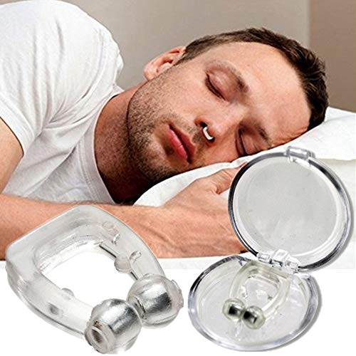 Anti Ronquidos Clip de Nariz de Silicona Parada Magnética Ronquidos Clips de Nariz Dispositivo de Ayuda para Dormir Apnea Anti-ronquidos Anti Ronquidos Clip de Nariz de Silicona Parada Magnética Ronquidos Clips de Nariz Dispositivo de Ayuda para Dormir Apnea Anti-ronquidos