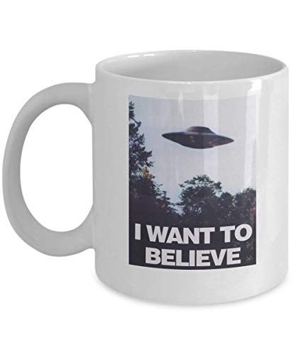 AntonioKe75 The X-Files I Want to Believe - Taza de café (325 ml), diseño de los X-Files Tv Show Series con cita X Files Alien OVNI AntonioKe75 The X-Files I Want to Believe - Taza de café (325 ml), diseño de los X-Files Tv Show Series con cita X Files Alien OVNI