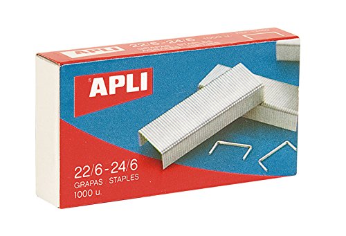 Apli Kids 13469 Pack De 1000 Grapas, 22/6 - 24/6