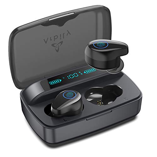 Arbily Auriculares Inalambricos con Dual Microfono, 【Último Modelo】 Auriculares Bluetooth Inalámbricos con Graves Mejorados, Control Tactil, Pantalla Digital LED, 15 Minutos de Carga Rapida, CVC8.0 Arbily Auriculares Inalambricos con Dual Microfono, 【Último Modelo】 Auriculares Bluetooth Inalámbricos con Graves Mejorados, Control Tactil, Pantalla Digital LED, 15 Minutos de Carga Rapida, CVC8.0